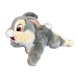 Disney Store Bambi Thumper Bunny Rabbit Plush Stuffed Animal Toy 12" Laying